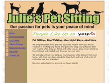 Tablet Screenshot of eastvalepetsitter.com